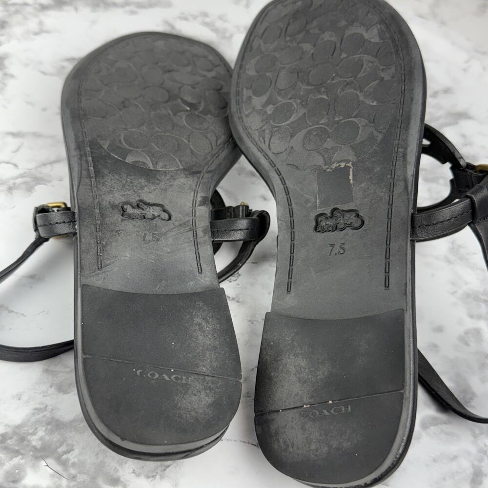 Elegant Black Sandals - Picture 9 of 10